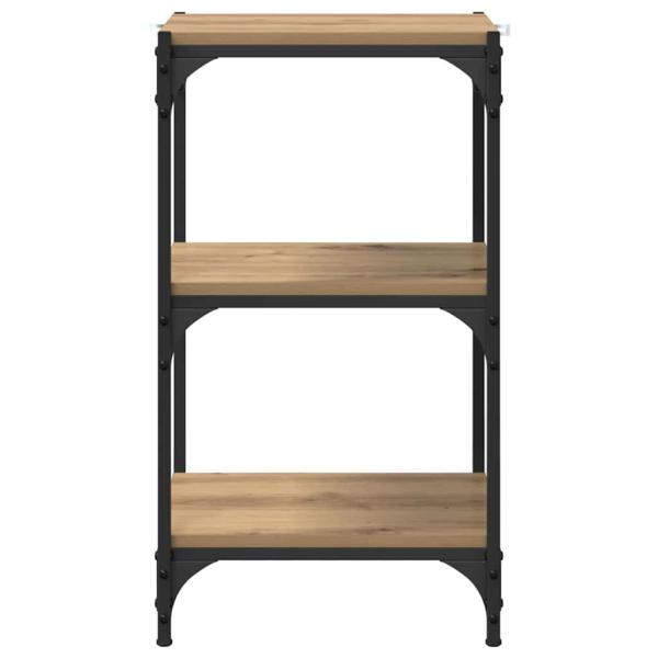 Bücherregal Eiche handwerklich 40 x 33 x 71 cm Holzwerkstoff