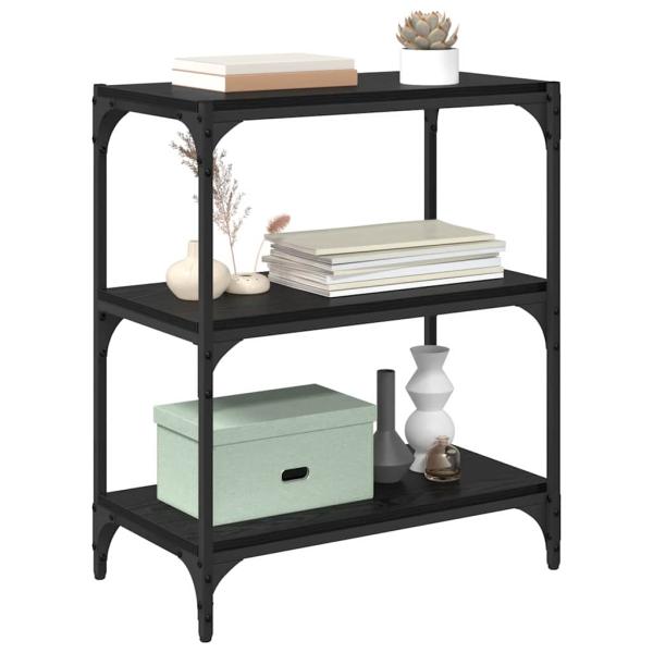 Bücherregal Schwarze Eiche 60 x 33 x 71 cm Holzwerkstoff