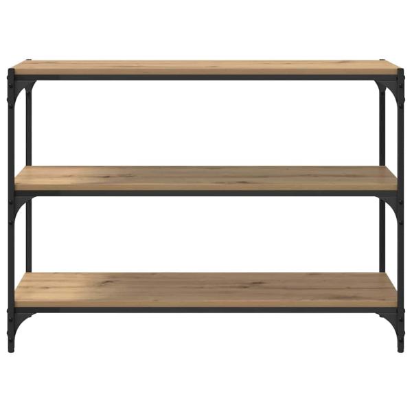 Bücherregal Eiche handwerklich 100 x 33 x 71 cm Holzwerkstoff