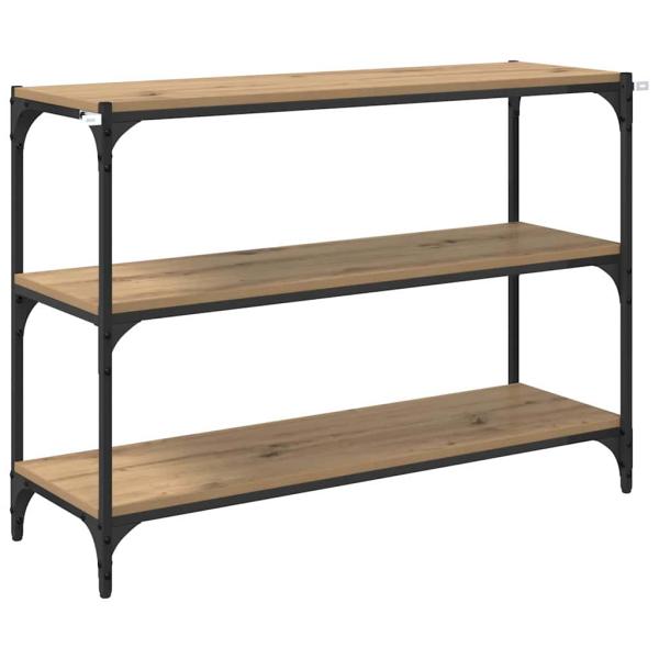 Bücherregal Eiche handwerklich 100 x 33 x 71 cm Holzwerkstoff