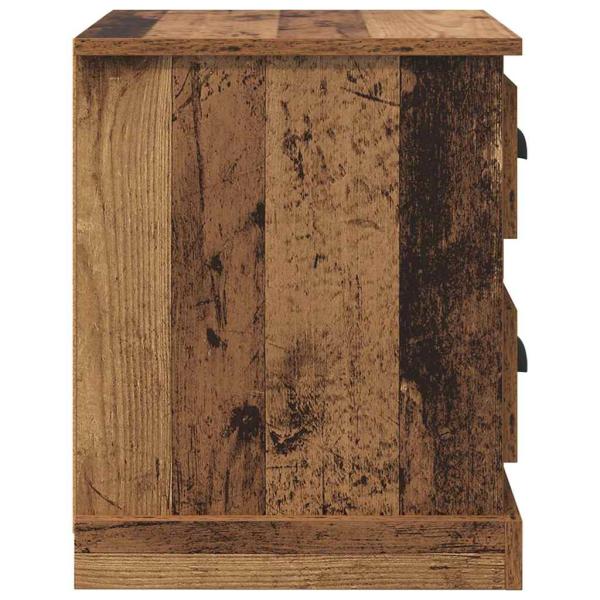 Nachttisch 2 pcs Altholz 39 x 39 x 47.5 cm Holzwerkstoff
