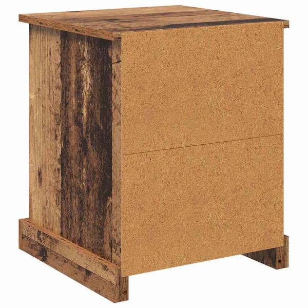 Nachttisch 2 pcs Altholz 39 x 39 x 47.5 cm Holzwerkstoff