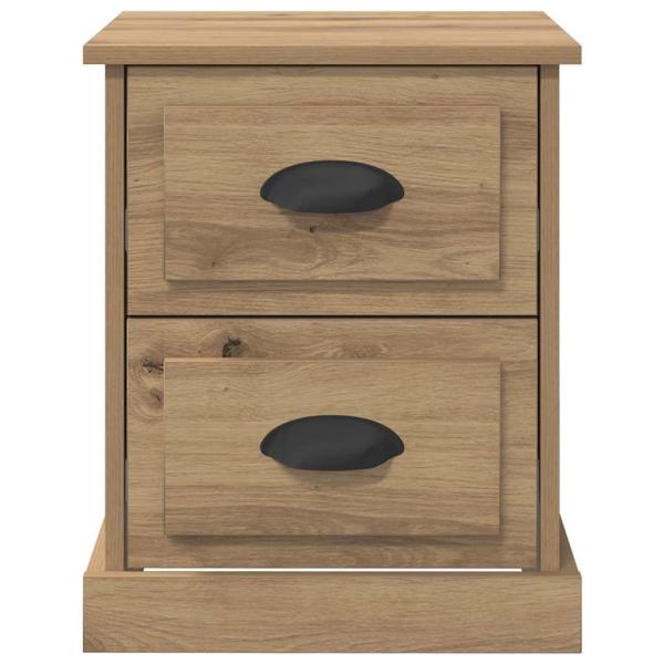 Nachttisch Eiche handwerklich 39 x 39 x 47.5 cm Holzwerkstoff