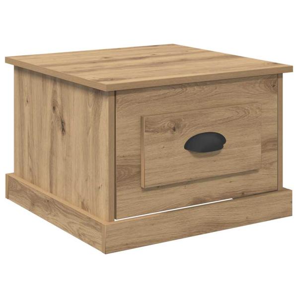 Couchtisch Eiche handwerklich 50 x 50 x 35 cm Holzwerkstoff