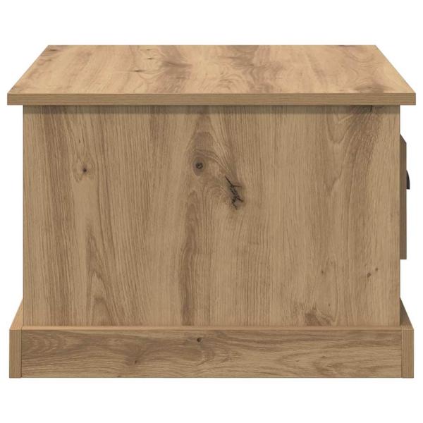 Couchtisch Eiche handwerklich 50 x 50 x 35 cm Holzwerkstoff