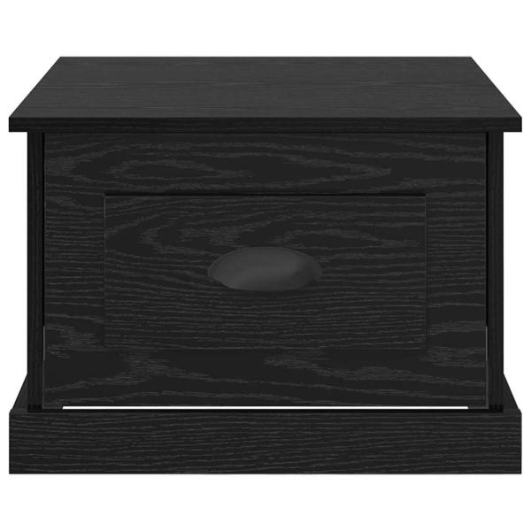 Couchtisch Schwarze Eiche 50 x 50 x 35 cm Holzwerkstoff