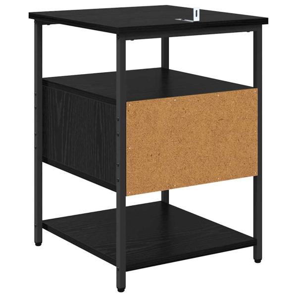 Nachttisch Schwarze Eiche 40 x 42 x 56 cm Holzwerkstoff