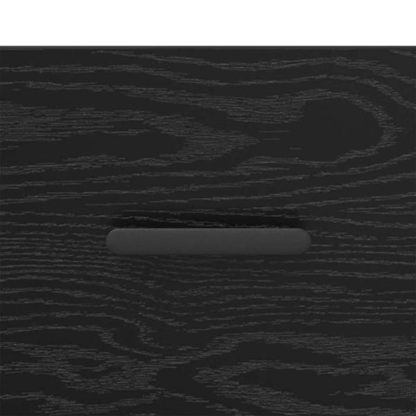 Nachttisch 2 pcs Schwarze Eiche 40 x 35 x 47,5 cm Holzwerkstoff