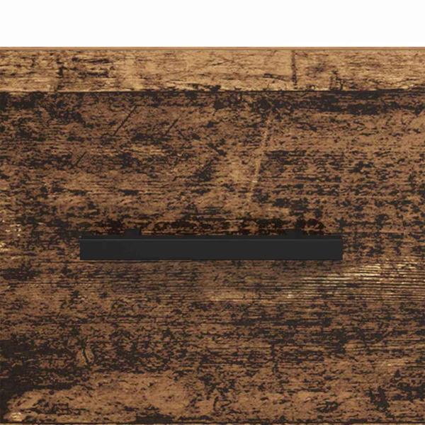 Nachttisch Wandmontiert Altholz 35 x 35 x 20 cm Holzwerkstoff