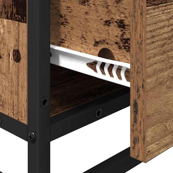 Badezimmer Schrank Altholz 35 x 37,5 x 100 cm Holzwerkstoff