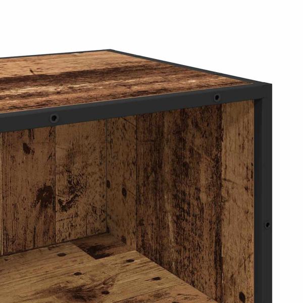 Badezimmer Schrank Altholz 35 x 37,5 x 100 cm Holzwerkstoff