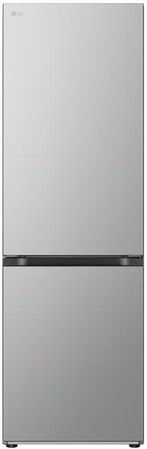 ARDEBO.de LGGBV5140APY Stand Kühl-Gefrierkombination, 59,5 cm breit, 344 L, Total No Frost, DoorCooling+, LINEARCooling, Express Freeze, prime silber