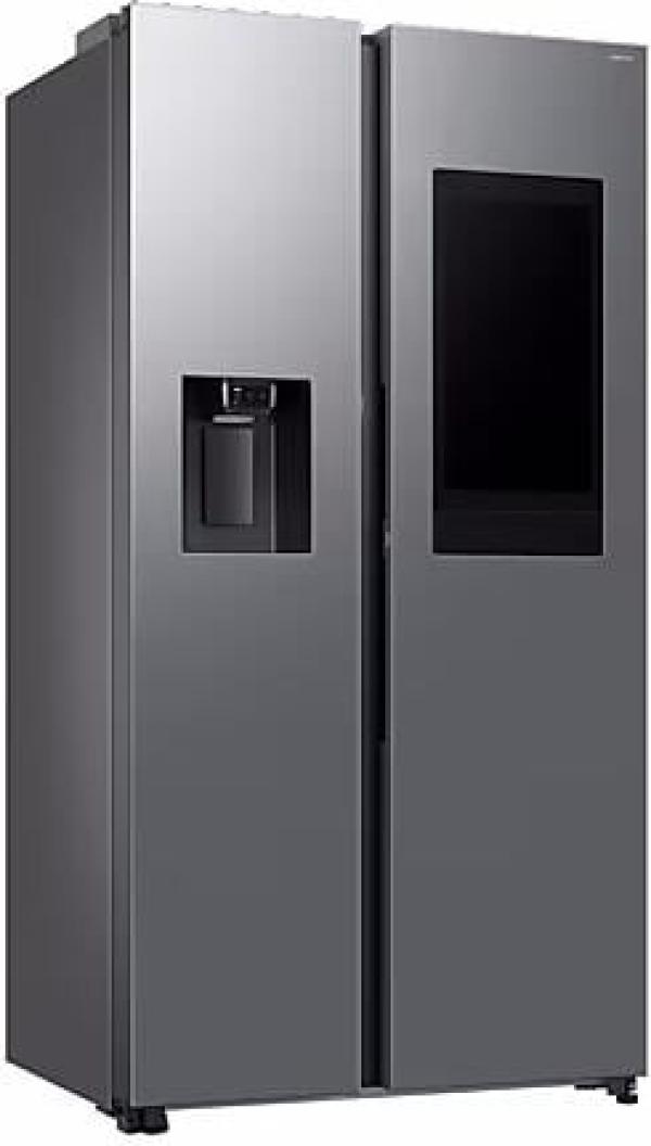 Samsung RS90F67BETEF Stand Side-by-Side Kombination, 91,2 cm breit, 614 L, NoFrost+, Wassertank, WiFi, Eis- und Wasserspender, Edelstahloptik