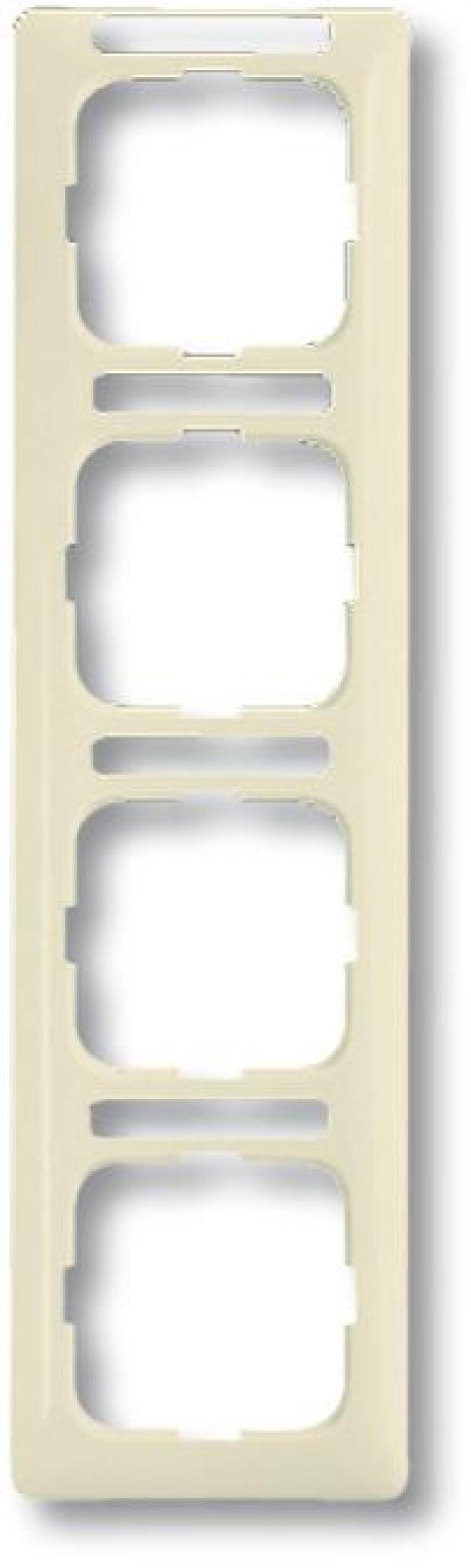 ARDEBO.de Busch-Jaeger 1724 NSKA-212 Abdeckrahmen, Duro 2000 Si Linear, 4-fach Rahmen, weiß (2CKA001754A4098)