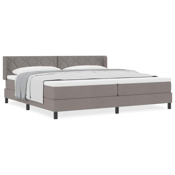 Boxspringbett mit Matratze mit Matratze Taupe 200 x 200 cm