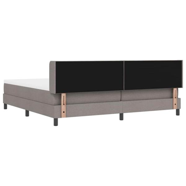 Boxspringbett mit Matratze mit Matratze Taupe 200 x 200 cm