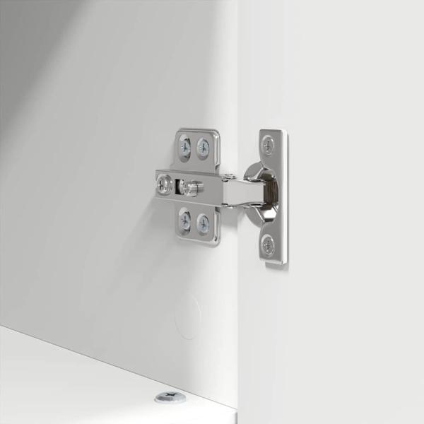 Badezimmermöbel Set 3 pcs Weiß 76,5 x 35 x 64 cm Holzwerkstoff