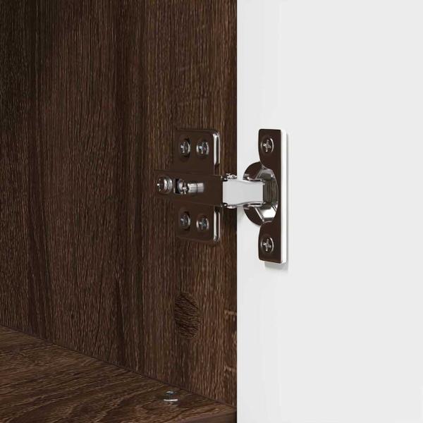 Badezimmermöbel Set 3 pcs Braune Eiche 76,5 x 35 x 64 cm