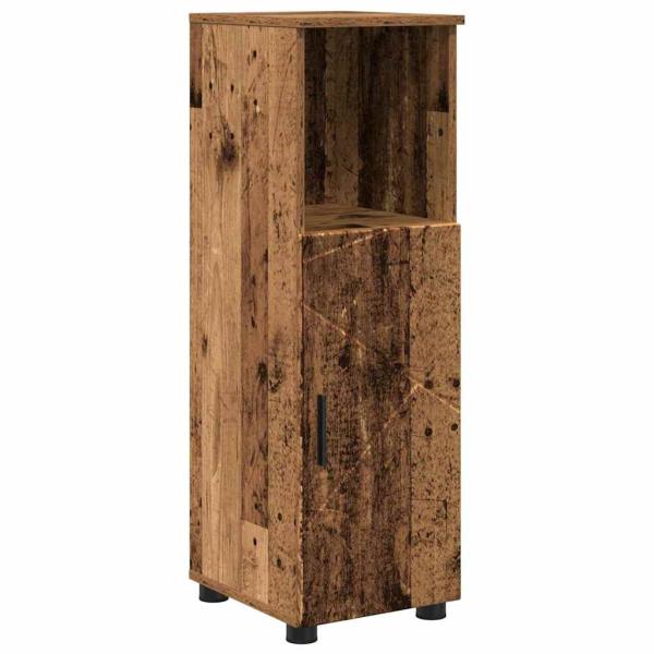 Badezimmermöbel Set mit Regal 4 pcs Altholz 30 x 35 x 192 cm