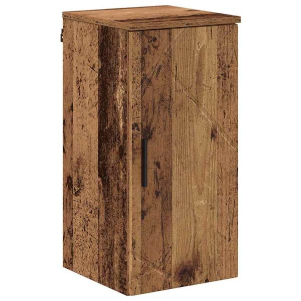Badezimmermöbel Set mit Regal 5 pcs Altholz 30 x 35 x 192 cm