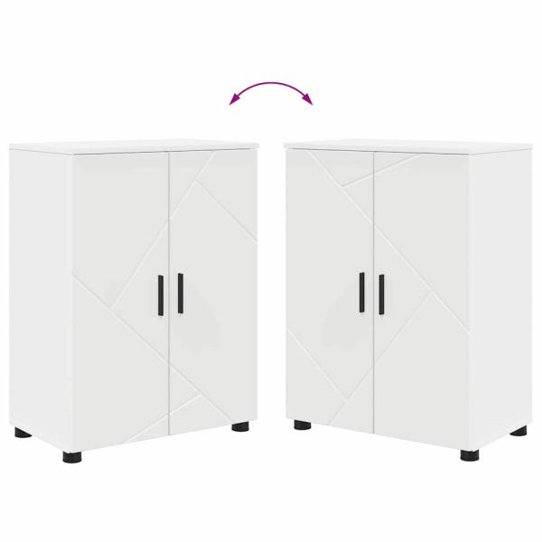 Badezimmermöbel Set 4 pcs Weiß 30 x 35 x 192 cm Holzwerkstoff