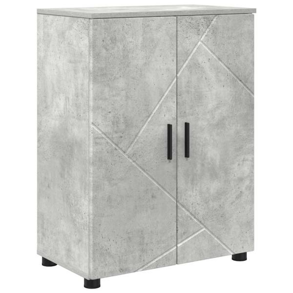 Badezimmermöbel Set mit Regal 4 pcs Betongrau 30 x 35 x 192 cm