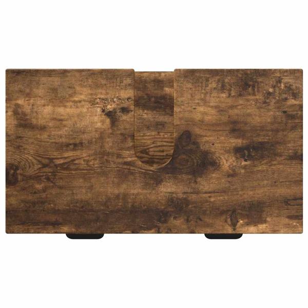 Badezimmermöbel Set Plaid 2 pcs Räuchereiche 39,5 x 36 x 88 cm