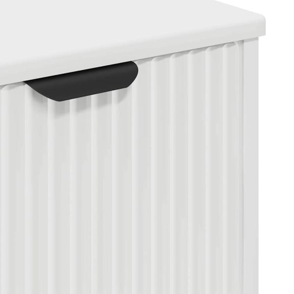 Badezimmermöbel Set 3 pcs Weiß 39,5 x 36 x 88 cm Holzwerkstoff