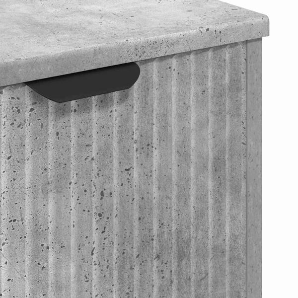 Badezimmermöbel Set mit Regal 3 pcs Betongrau 39,5 x 36 x 88 cm