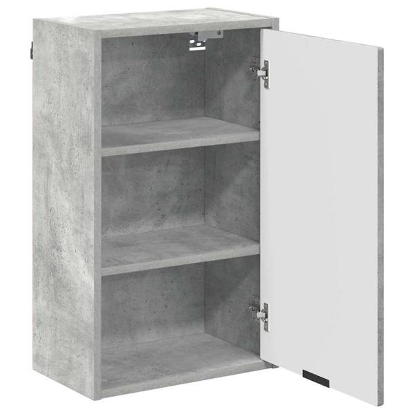 Badezimmermöbel Set mit Regal 3 pcs Betongrau 39,5 x 36 x 88 cm