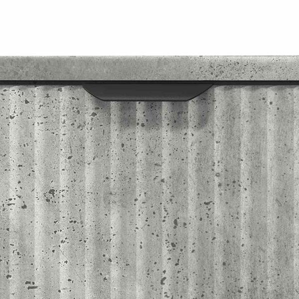 Badezimmermöbel Set mit Regal 3 pcs Betongrau 39,5 x 36 x 88 cm