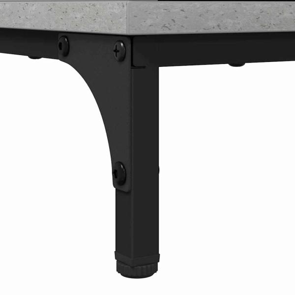 Badezimmermöbel Set mit Regal 3 pcs Betongrau 39,5 x 36 x 88 cm