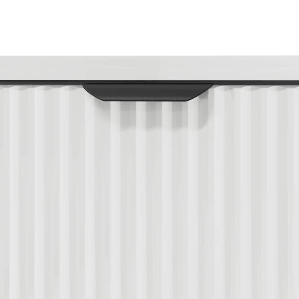 Badezimmermöbel Set 3 pcs Hochglanz-Weiß 39,5 x 36 x 88 cm