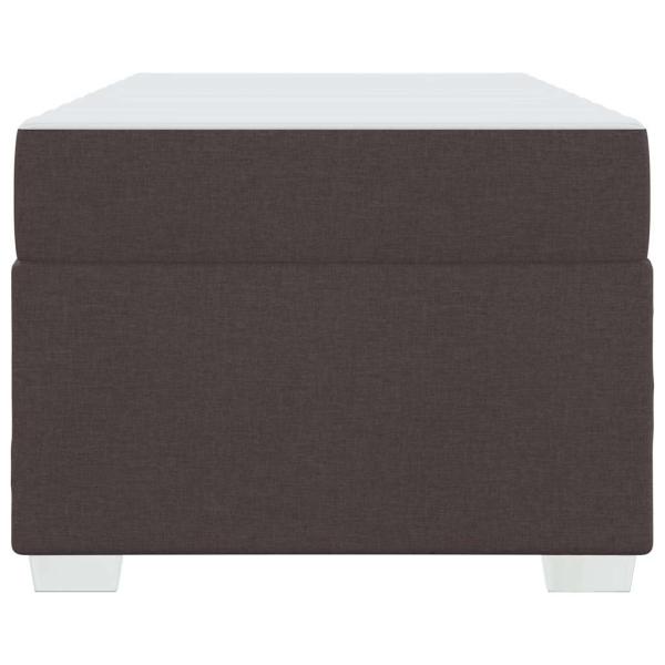 Bettgestell Dunkelbraun 90 x 190 cm Taschenfedern