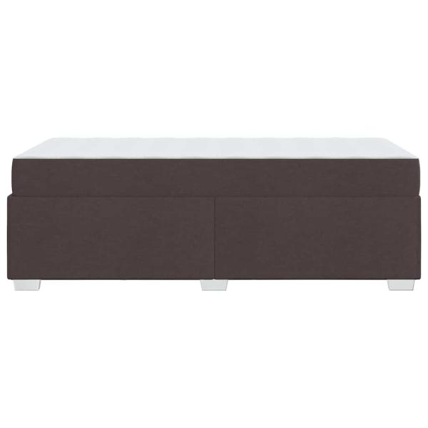 Bettgestell Dunkelbraun 90 x 190 cm Taschenfedern