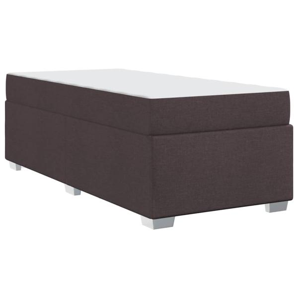 Bettgestell Dunkelbraun 90 x 190 cm Taschenfedern