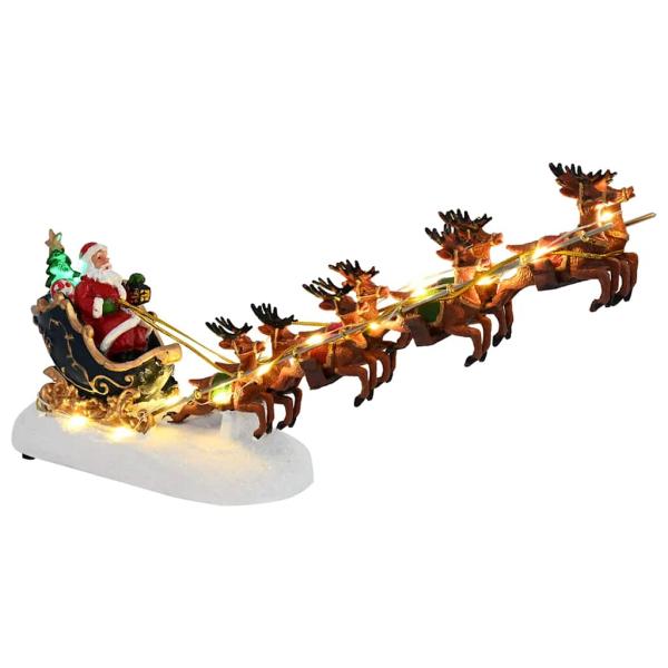 Weihnachtsdekoration Mehrfarbig 31,5 x 6,5 x 16 cm Harz