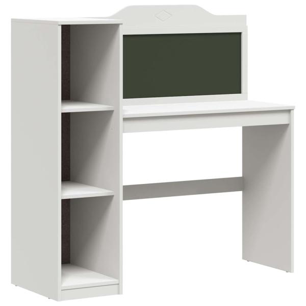 Kreidetafel Schreibtisch Weiß 120 x 45 x 118.5 cm Holzwerkstoff