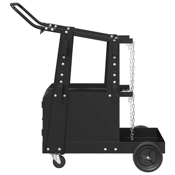 Schweißwagen Schwarz 90 x 46 x 96 cm Stahl