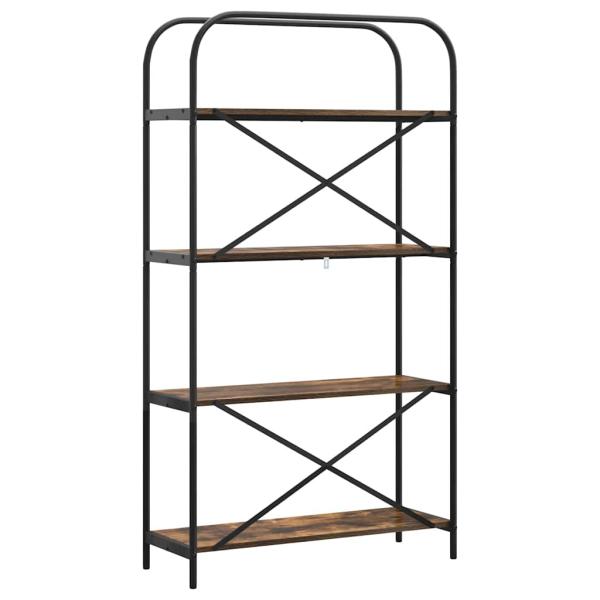 Regal Räuchereiche 80 x 30 x 146 cm Holzwerkstoff