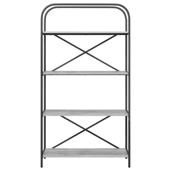 Regal Grau Sonoma 80 x 30 x 146 cm Holzwerkstoff