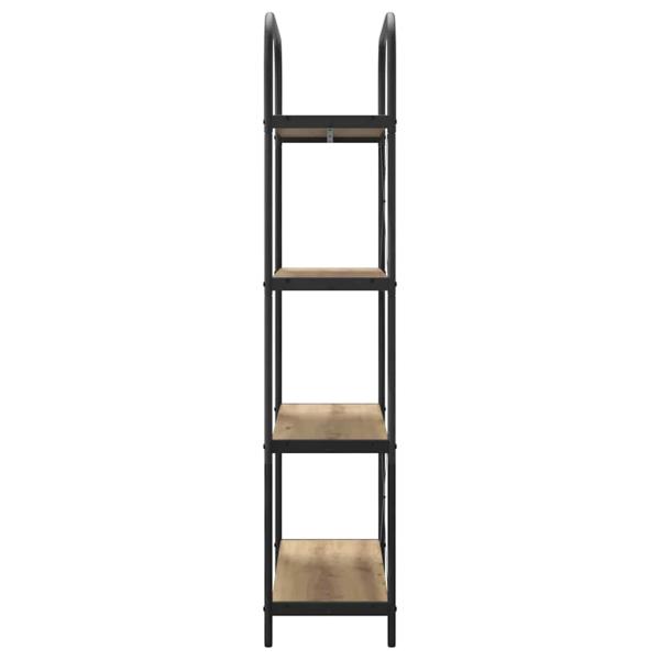 Regal Eiche handwerklich 80 x 30 x 146 cm Holzwerkstoff