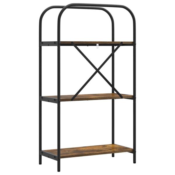 Regal Räuchereiche 60 x 30 x 109 cm Holzwerkstoff