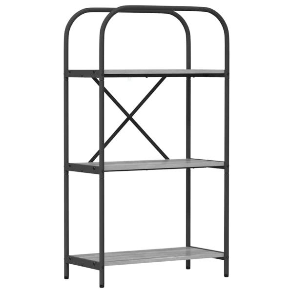 Regal Grau Sonoma 60 x 30 x 109 cm Holzwerkstoff