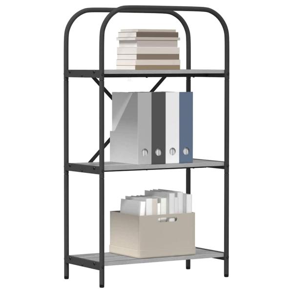 Regal Grau Sonoma 60 x 30 x 109 cm Holzwerkstoff