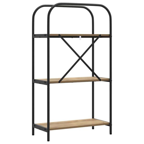 Regal Eiche handwerklich 60 x 30 x 109 cm Holzwerkstoff