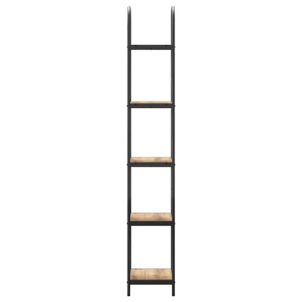 Regal Eiche handwerklich 40 x 30 x 183 cm Holzwerkstoff