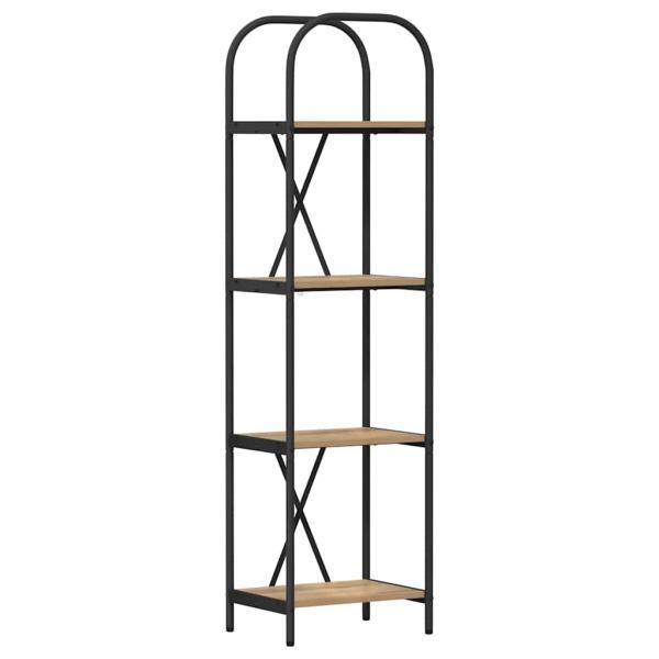 Regal Eiche handwerklich 40 x 30 x 146 cm Holzwerkstoff