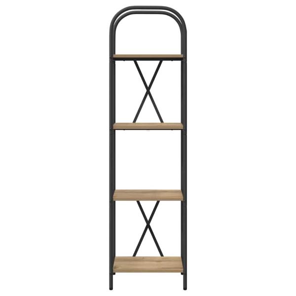 Regal Eiche handwerklich 40 x 30 x 146 cm Holzwerkstoff