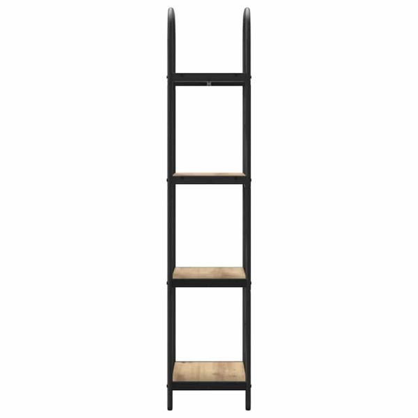 Regal Eiche handwerklich 40 x 30 x 146 cm Holzwerkstoff